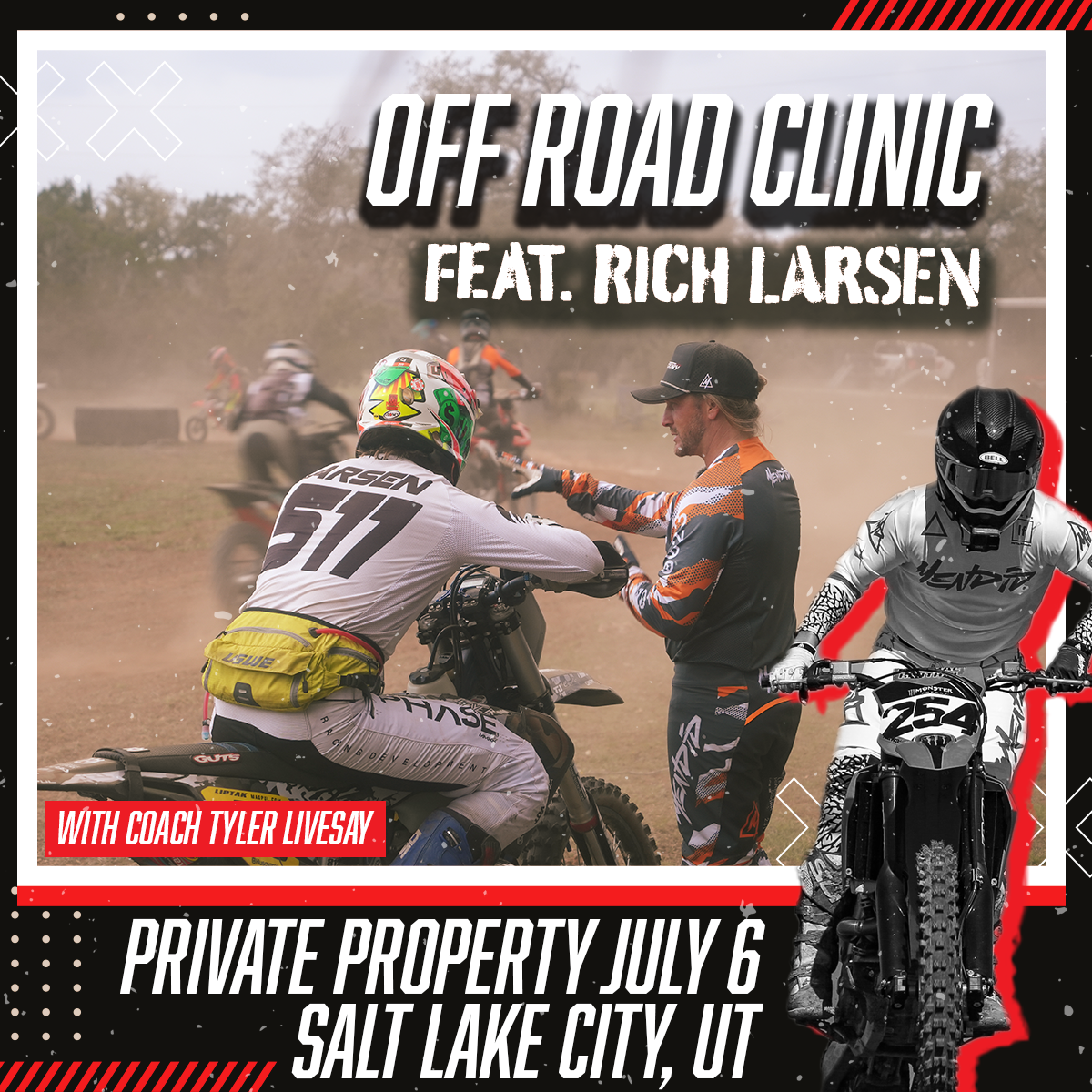 Off-Road Clinic Feat. Rich Larsen | Salt Lake City, UT | July 6
