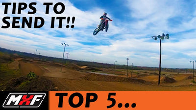 Top 5 Tips on How to Jump a BIG JUMP - SENDING IT on Your Dirt Bike!!